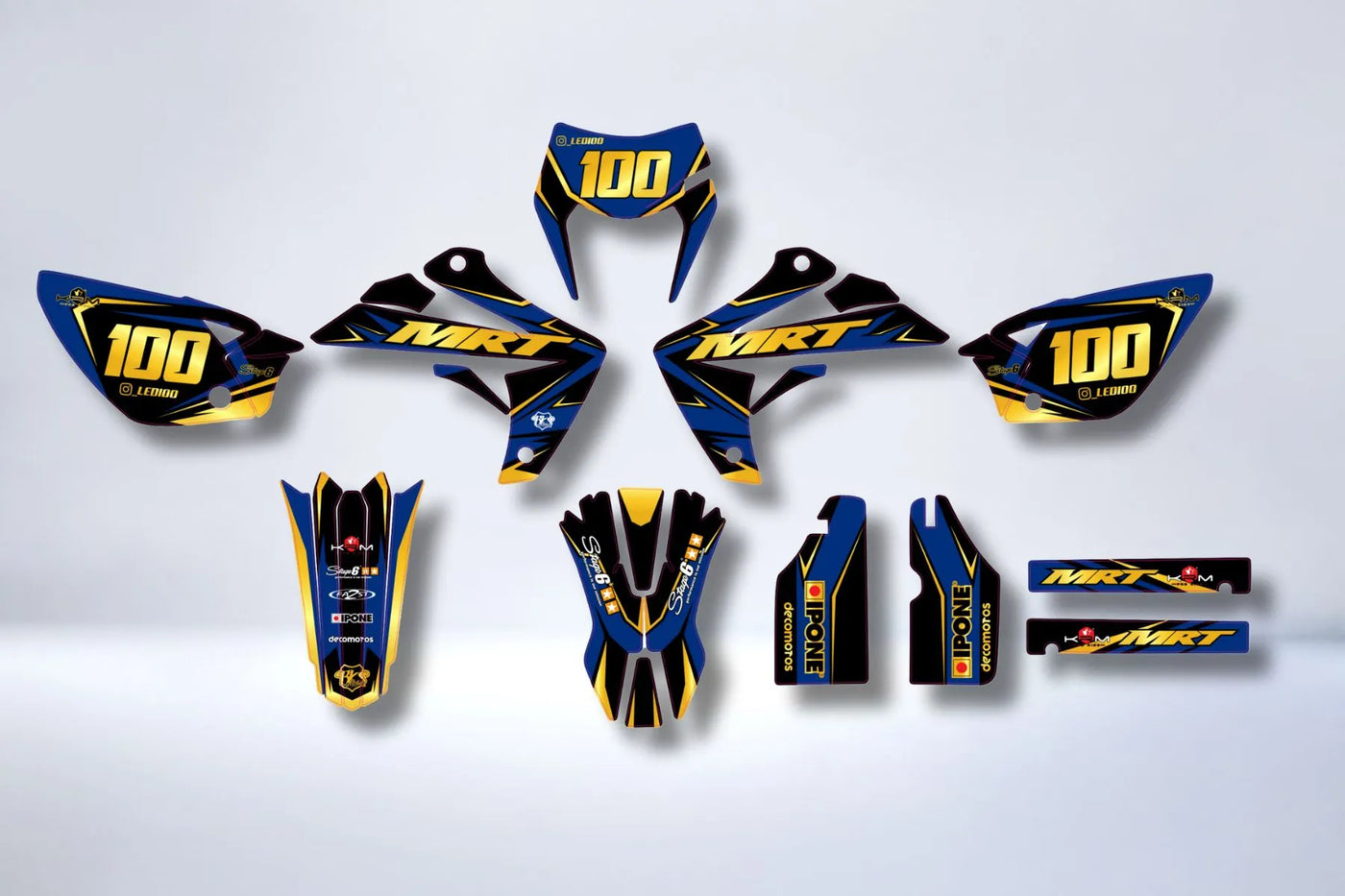 Kit Déco RIEJU MRT 2009-2021 - BLUE GOLD