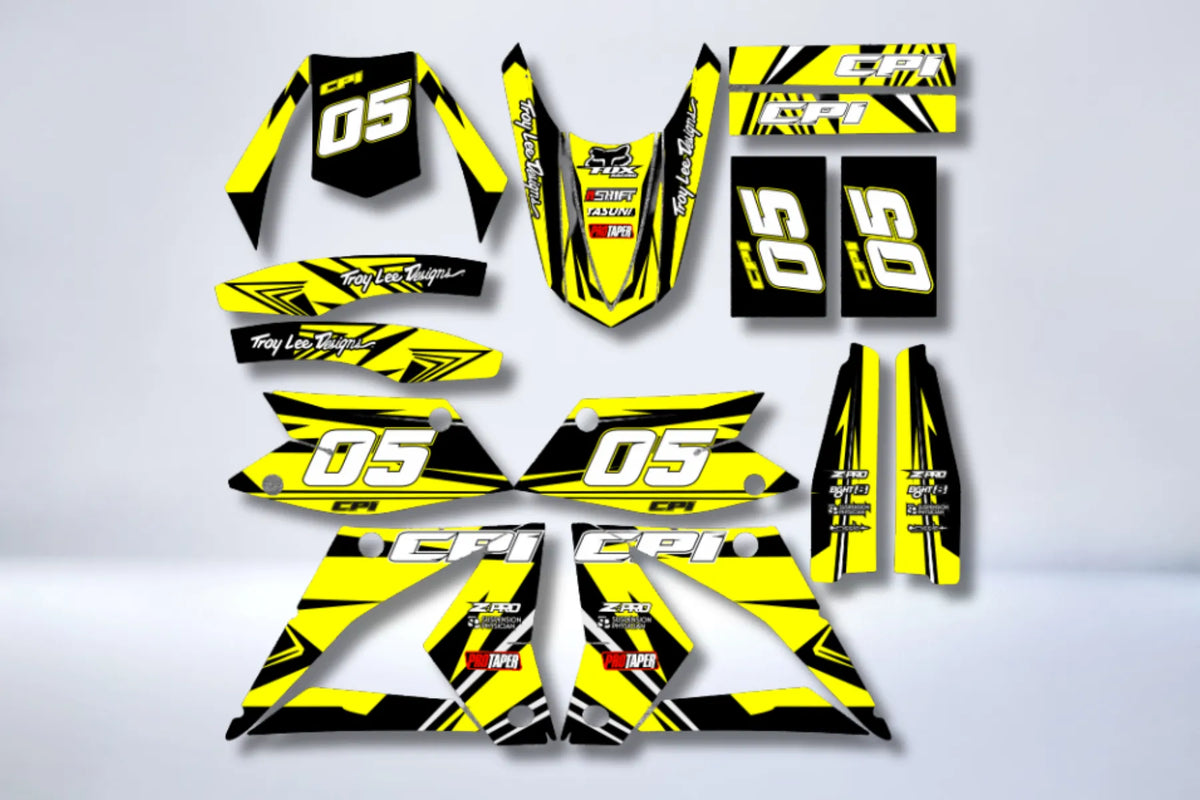 graphics kit CPI After 2007 - YELLOW