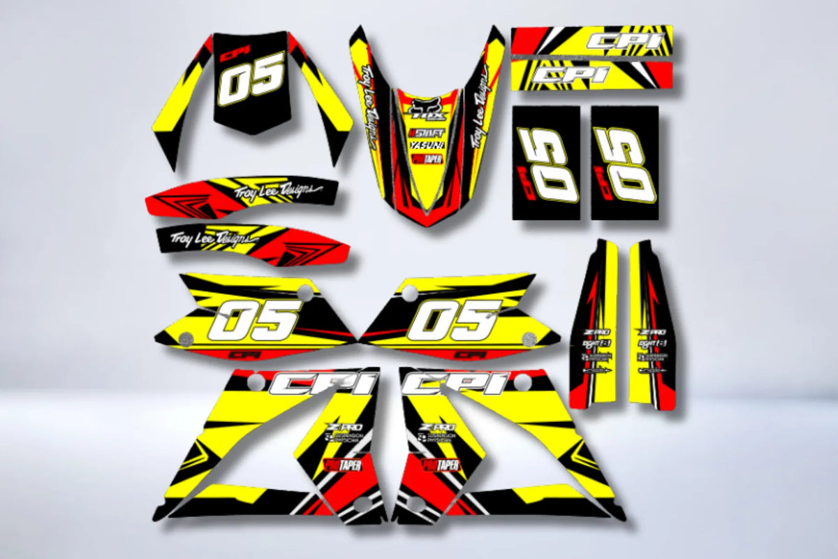 CPI Deco Kit After 2007 - YELLOW RED