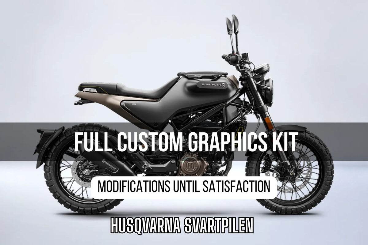 HUSQVARNA SVARTPILEN 125/401 graphics kit 100% custom