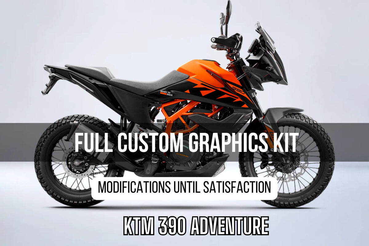KTM 390 ADVENTURE 100% Custom Decal Kit