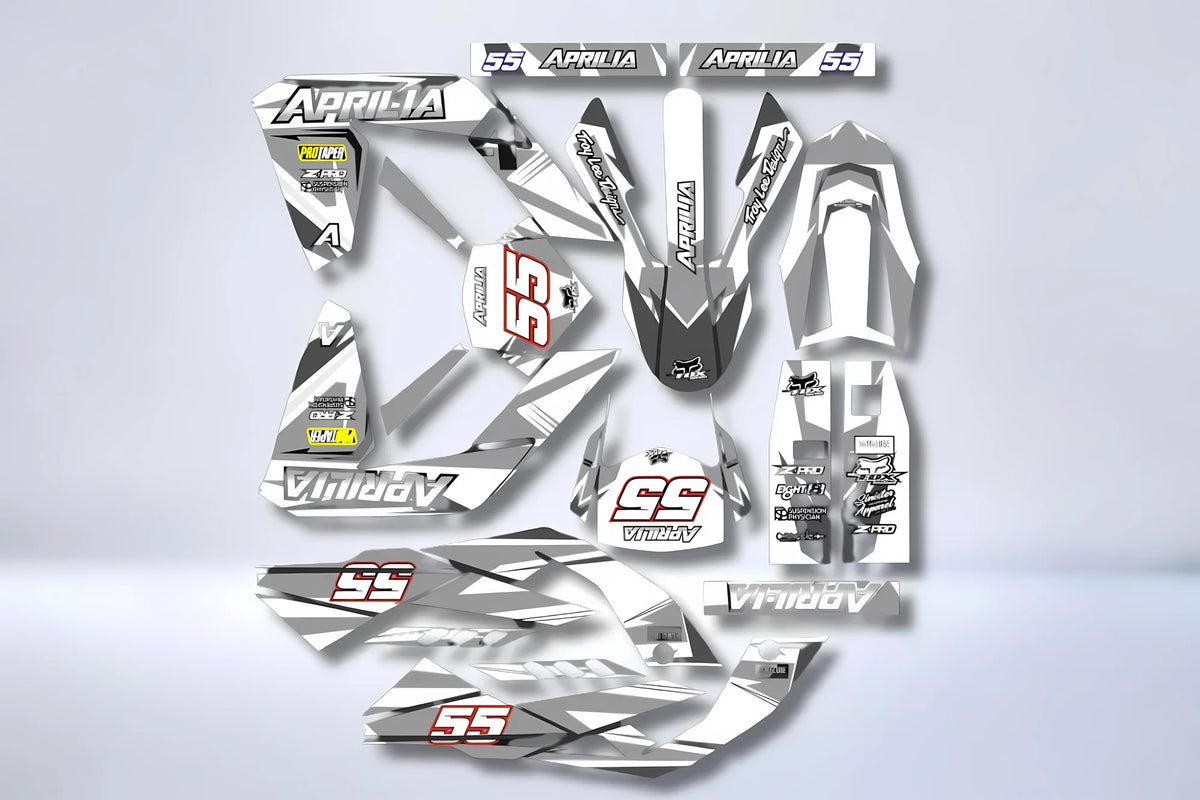 Aprilia SX 50 2006-2017 graphics kit - GREY
