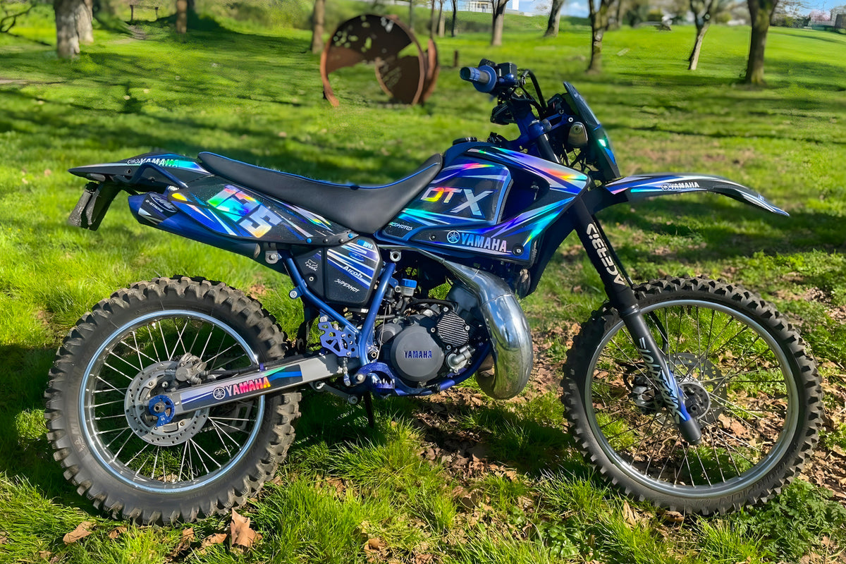 graphics kit Yamaha DTR / DTX 125 2004-2007 - BLUE WHITE