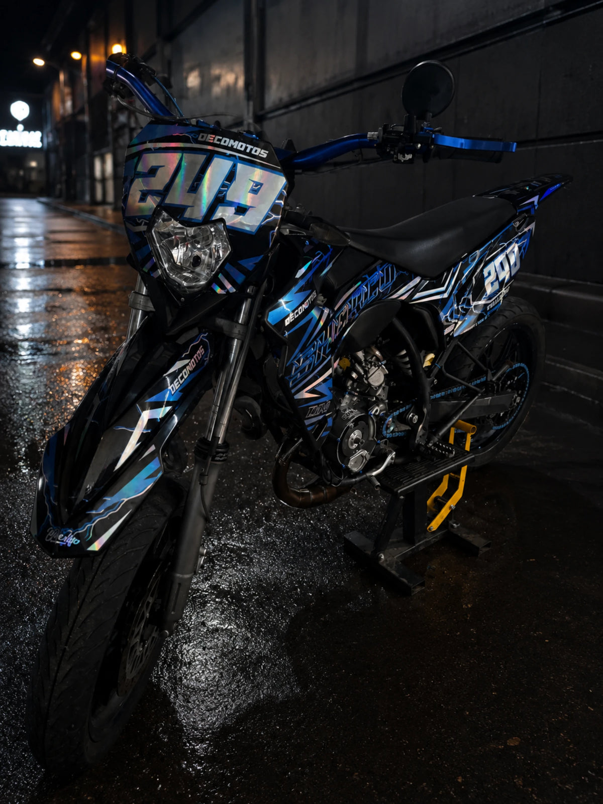 Kit Déco Sherco SE-R SM-R 50cc - STELLAR BLUE WHITE