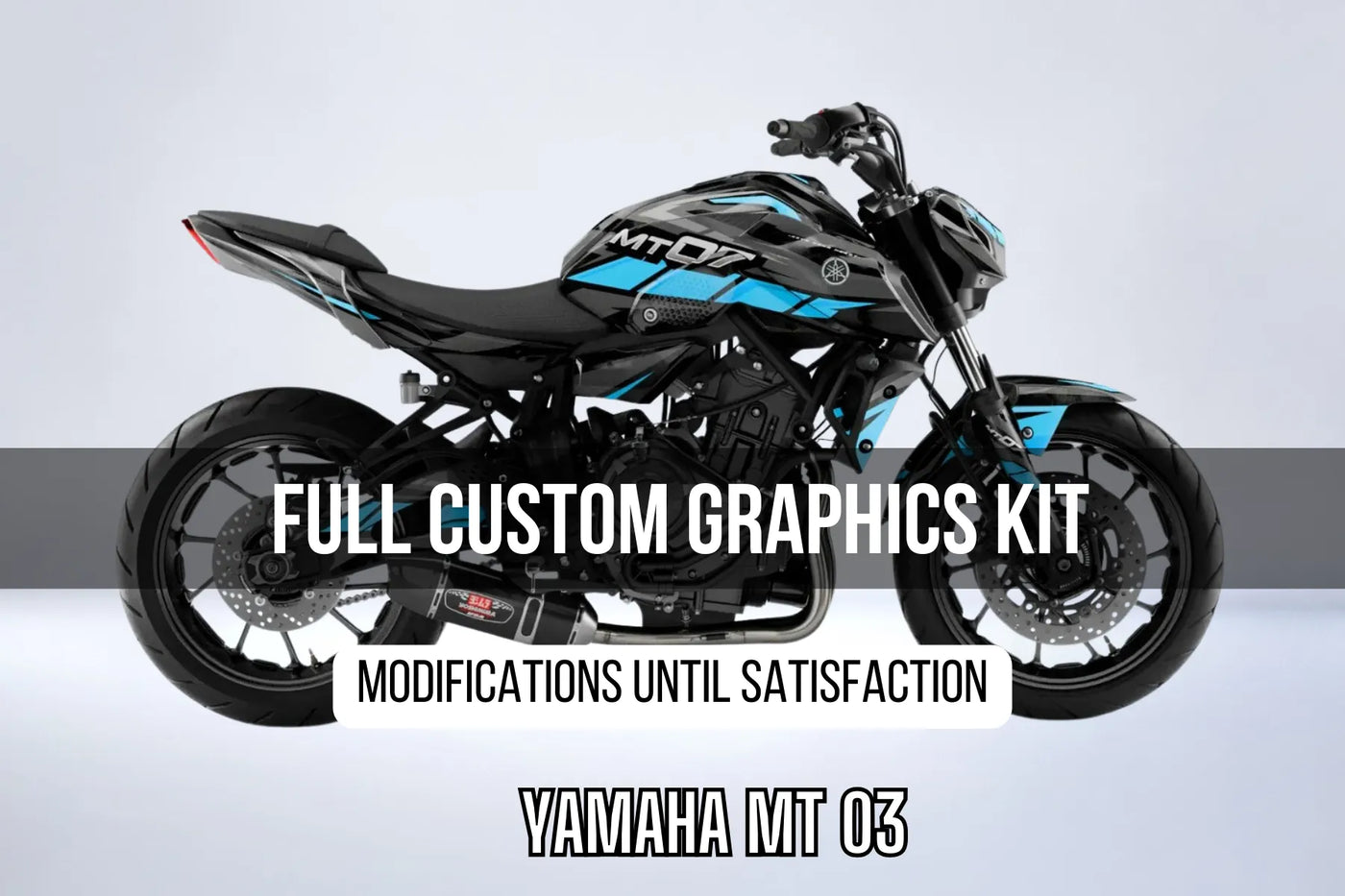 Kit Déco YAMAHA MT-03 100% personnalisé