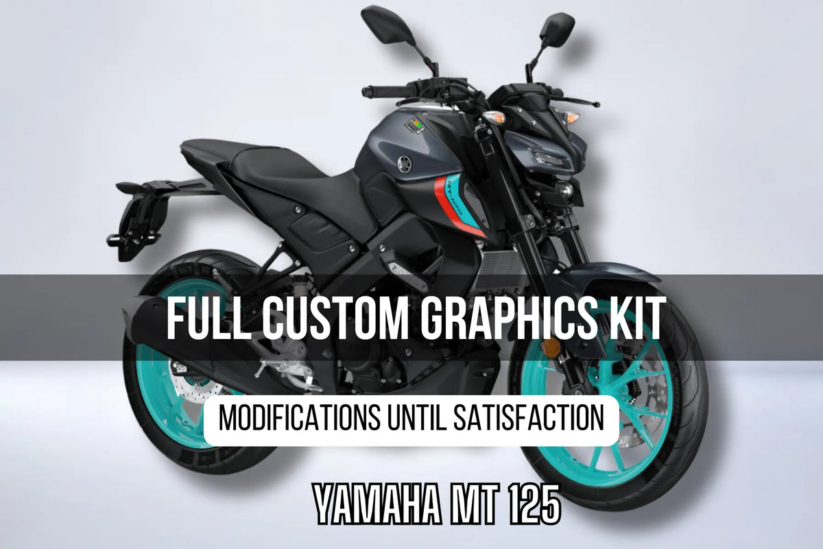 Kit Déco Yamaha MT 125 100% personnalisé