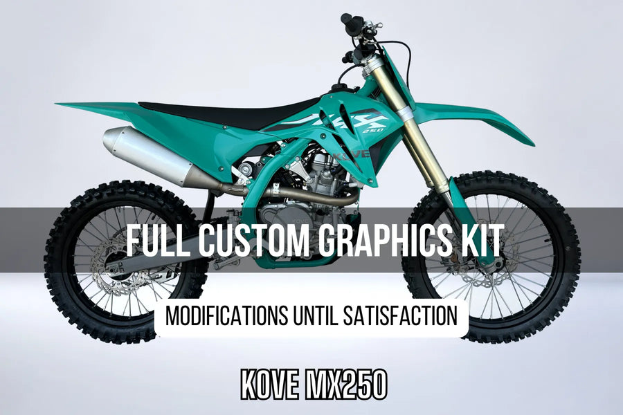 Dekor-Kit KOVE MX 250 / 450 & E-MX 2024-2026 100% individuell