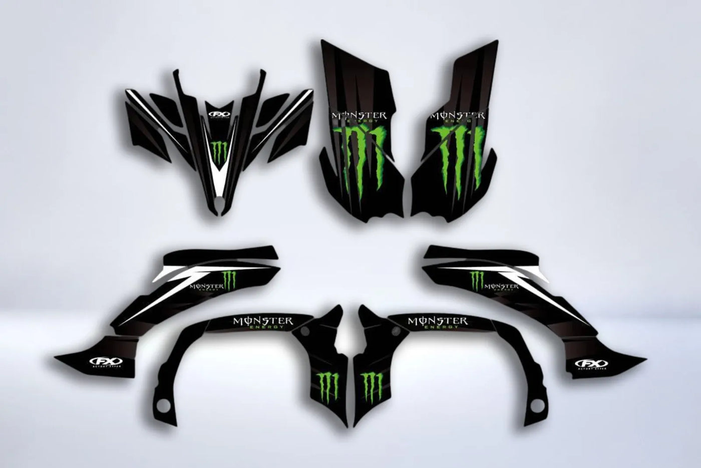 Kit déco Yamaha YFZ 450 R RAPTOR 2009-2013 - MONSTER