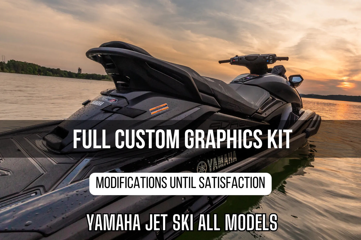 Dekor-Kit YAMAHA JET SKI (alle Modelle) 100% individuell