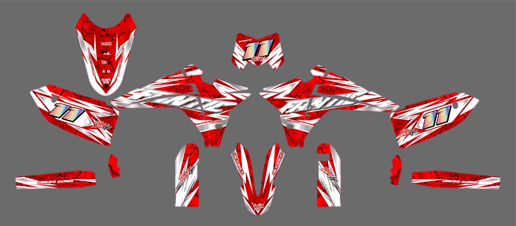 Dekor-Kit Fantic 50/125 XM / XE 2023-2025 - BOOOD
