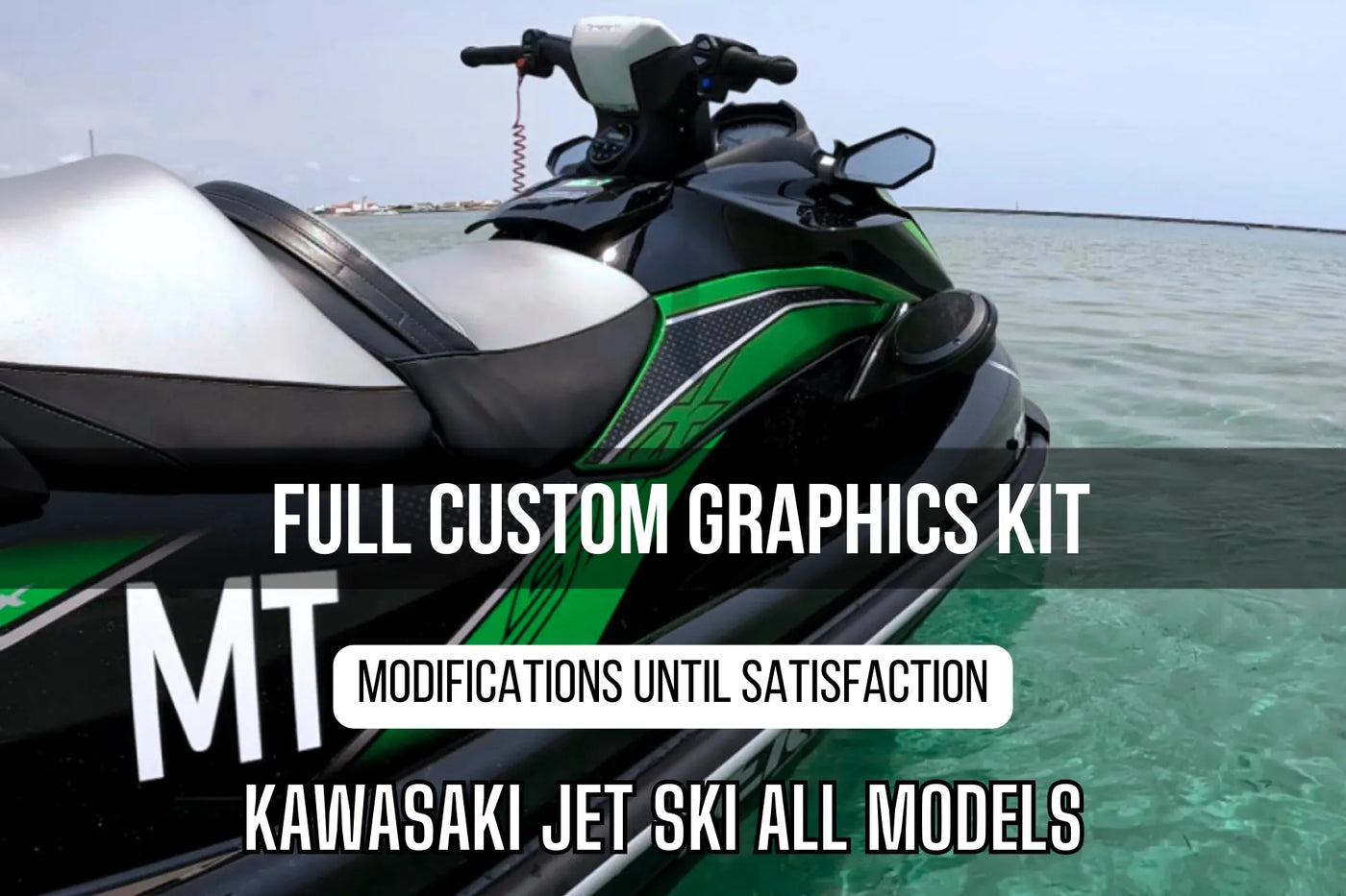 Kit gráfico KAWASAKI JET SKI (todos os modelos) 100% personalizado
