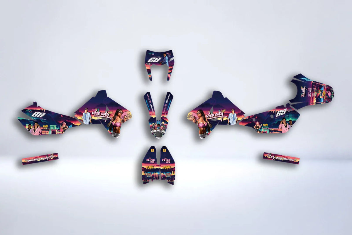 graphics kit Suzuki DRZ 400 - VICE CITY