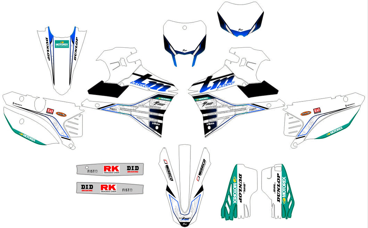 Dekor-Kit TM Racing 2022-2025 - CRONIX