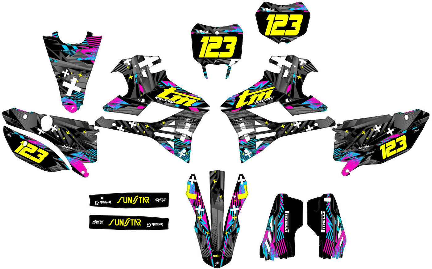 Kit decorativo TM Racing 2022-2025 - NOMYX