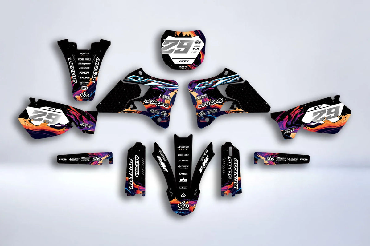 Kit déco YAMAHA YZ 125-250 1996-2001 - OPUS