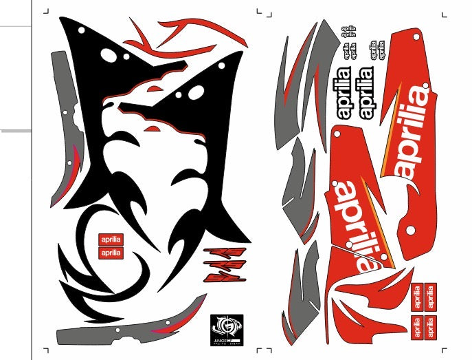 graphics kit Aprilia RS 50 1999-2005 - DIABLO