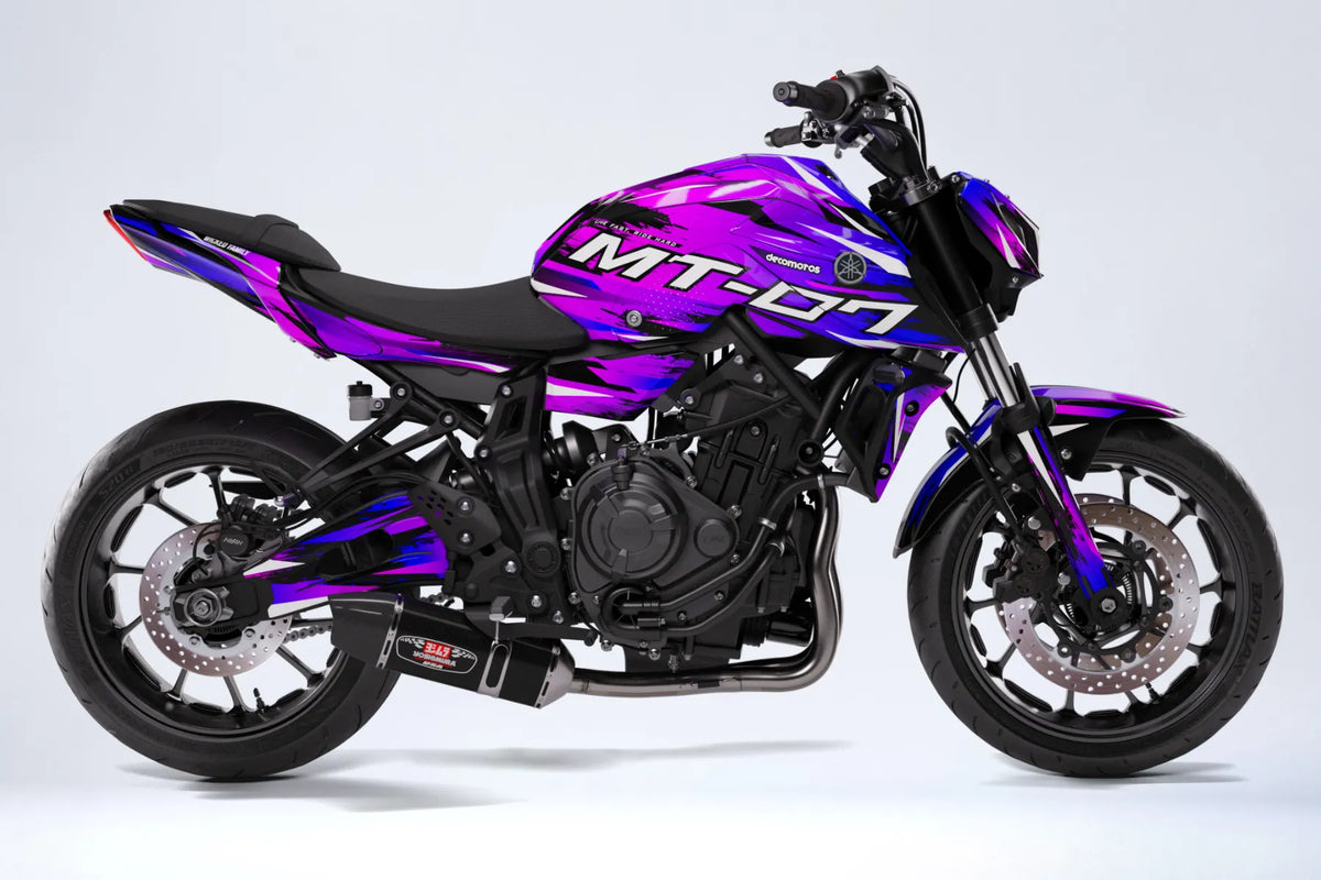 Kit Déco Yamaha MT 125 / MT 03 / MT 07 / MT 09 / MT 10 Semi-Personnalisé - PURPLE