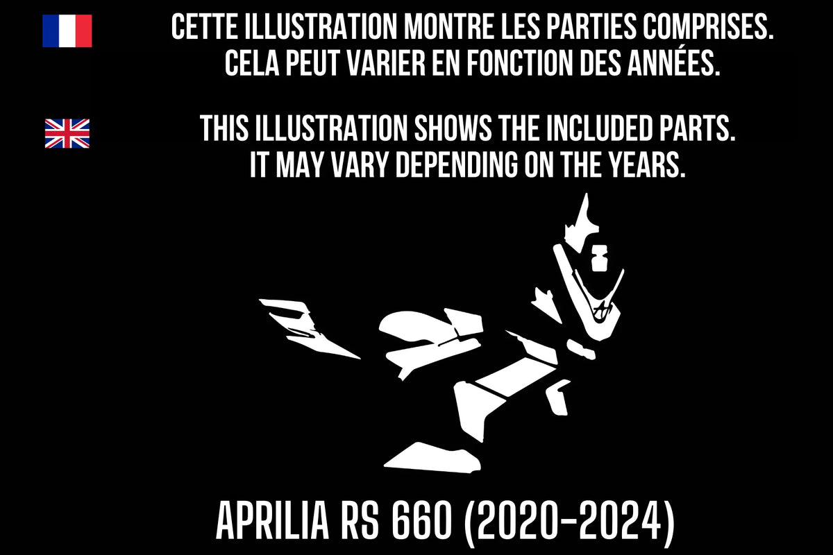 APRILIA RS 660 2020-2024 graphics kit 100% custom