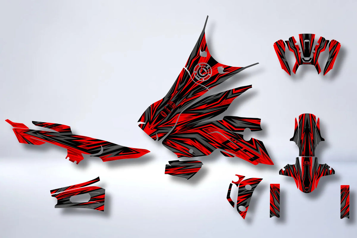 Kit Déco Yamaha MT 125 / MT 03 / MT 07 / MT 09 / MT 10 Semi-Personnalisé - DESTROY