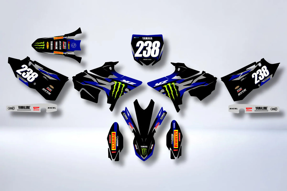 graphics kit YAMAHA YZ 125 250 R-TECH REVOLUTION 2002-2021 - Factory