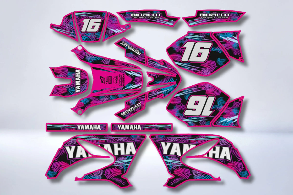kit gráfico Yamaha DT 50 2003-2020 - ROSA