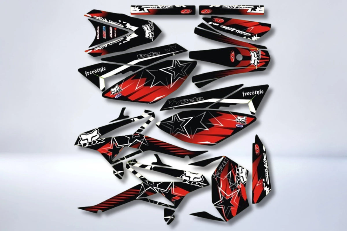 Graphics kit BETA 50 RR 2011-2020 - RED FOX