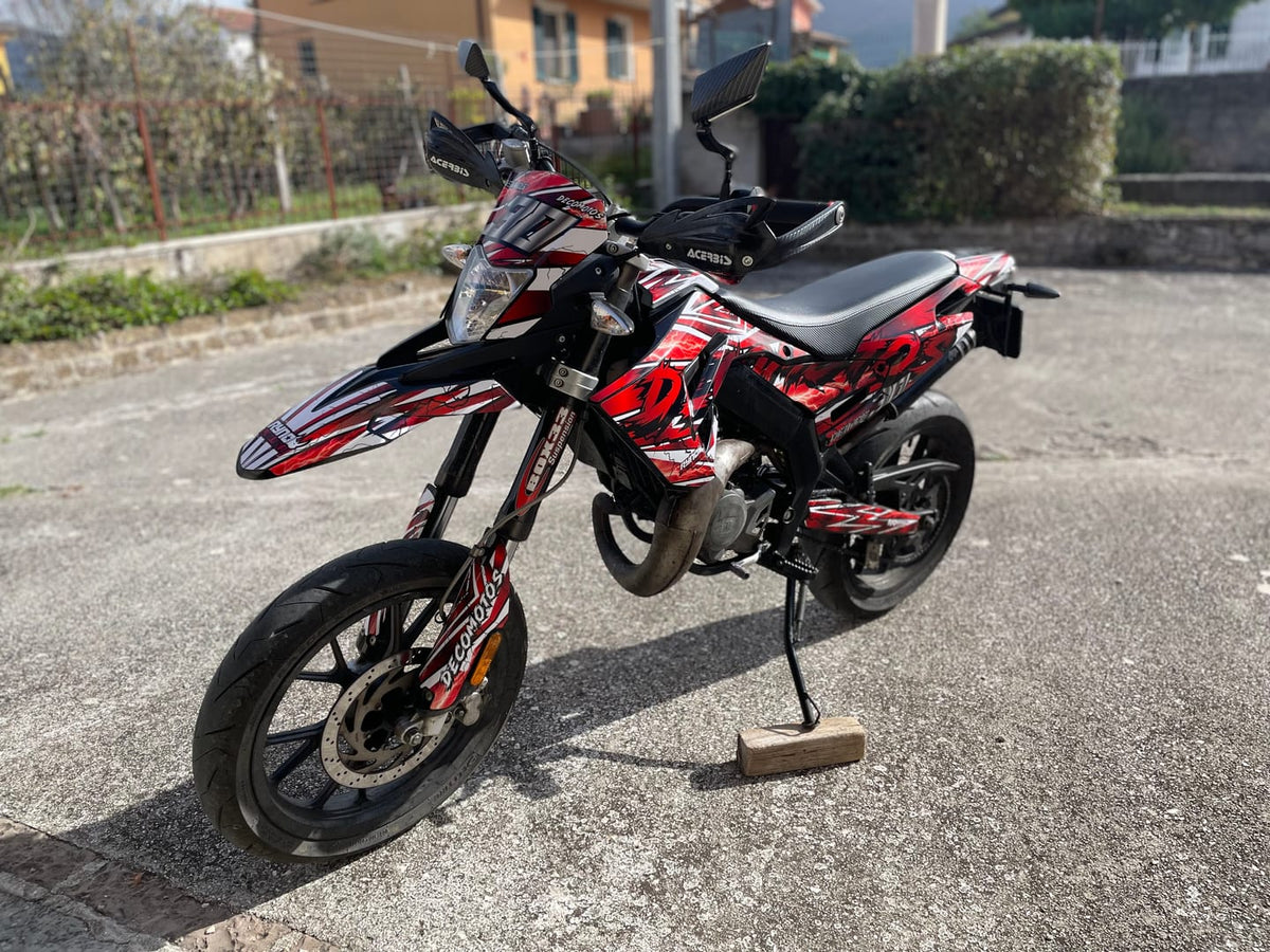 Dekor-Kit DERBI X-TREME / RACING 2018-2024 - RED THUNDER