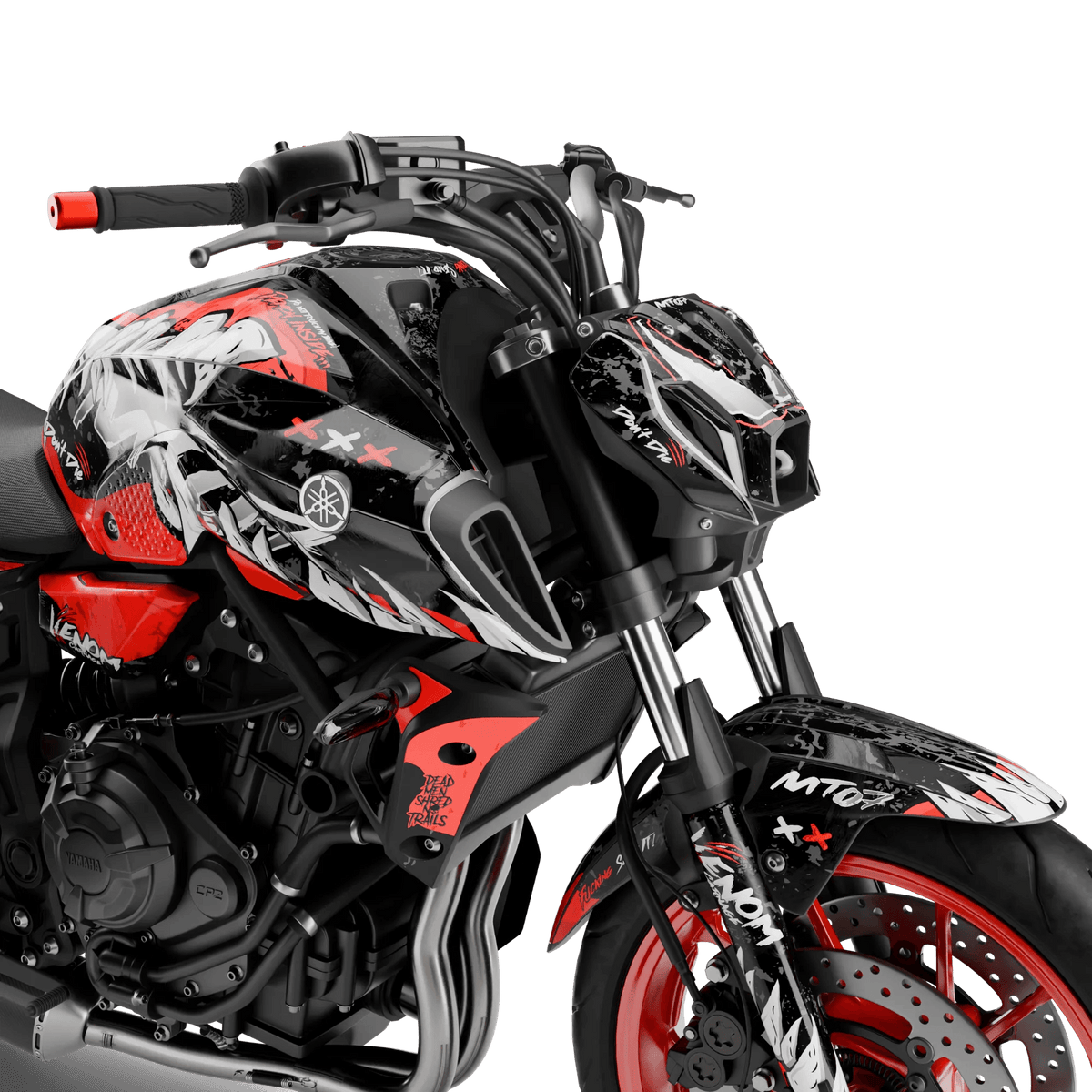 Kit Déco Yamaha MT 125 / MT 03 / MT 07 / MT 09 / MT 10 Semi-Personnalisé - VENOM