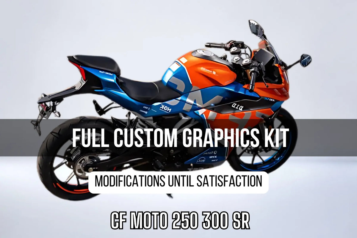CF MOTO 250 300 SR graphics kit 100% custom