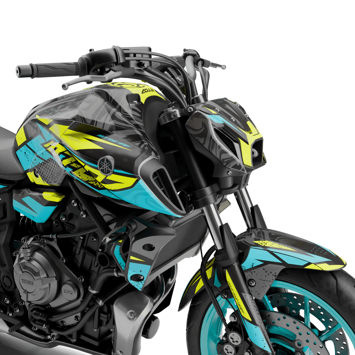 Kit Déco Yamaha MT 125 / MT 03 / MT 07 / MT 09 / MT 10 Semi-Personnalisé - VOLTURA