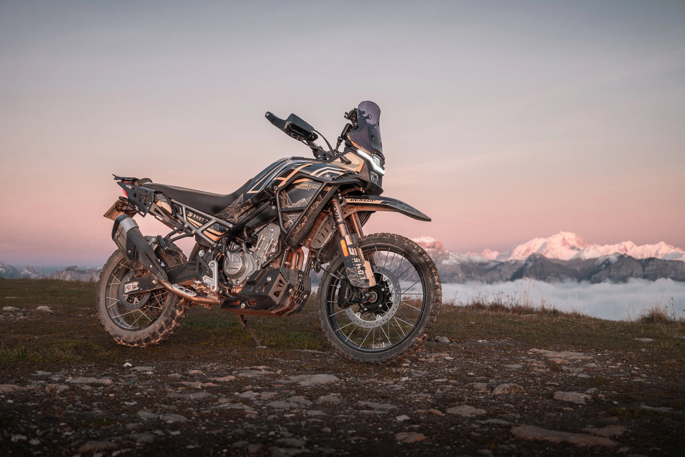 kit grafiche CF MOTO 450 MT 2024-2025 - DUST RIDER