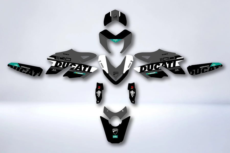 Kit Déco Ducati Hypermotard 796 1100 - GREY