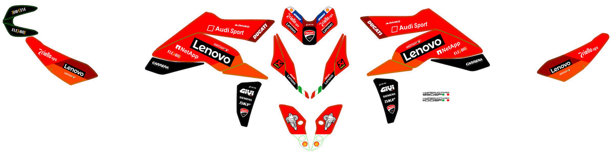 Deko-Kit Ducati Hypermotard 950 - ROSSOMAD