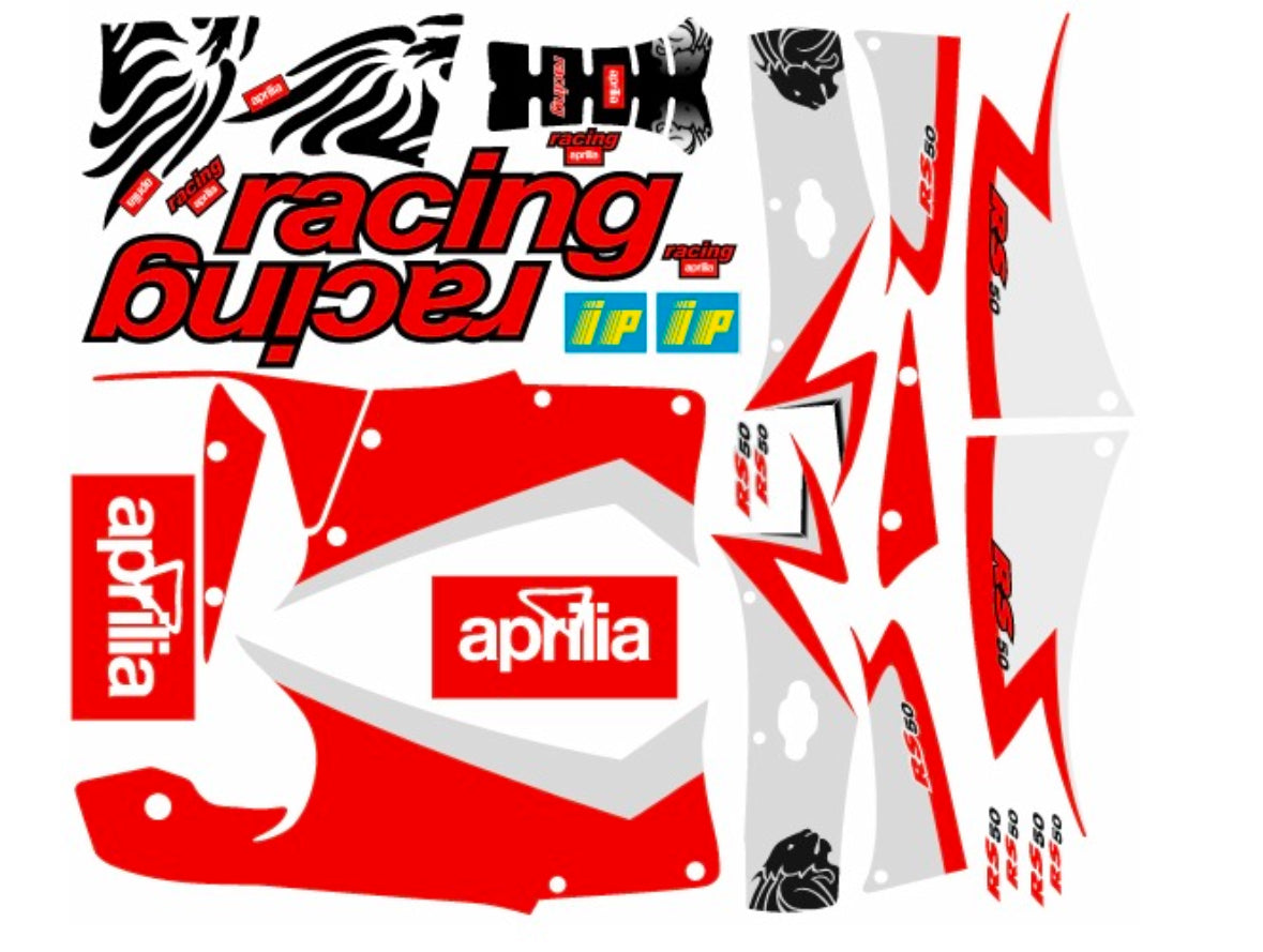 graphics kit Aprilia RS 50 1999-2005 - SHADOW