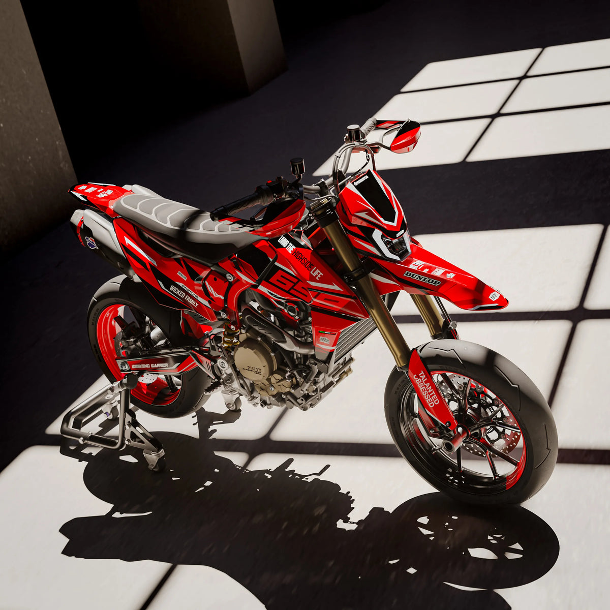 Dekor-Kit Ducati Hypermotard 698 Mono - FACTO