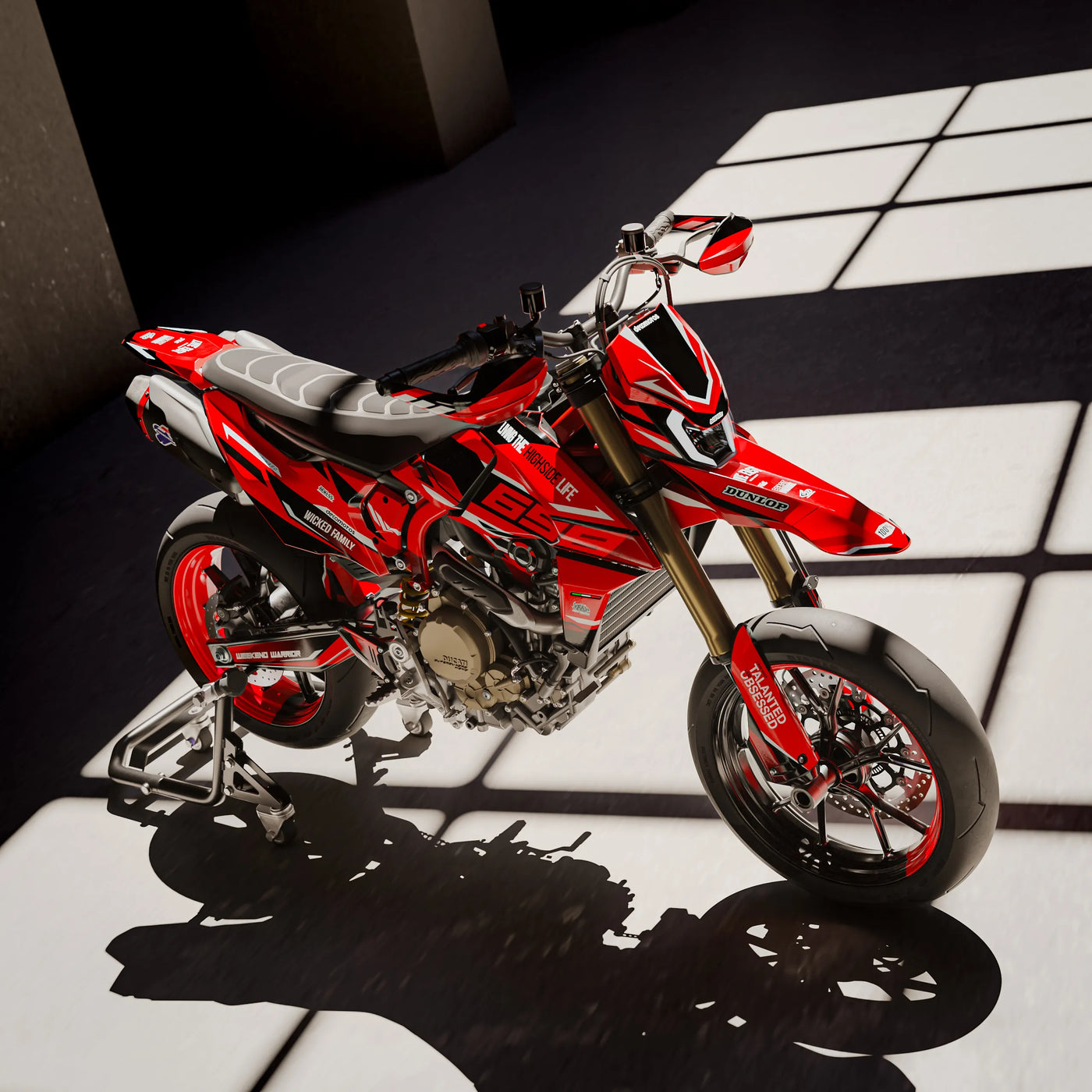 Dekor-Kit Ducati Hypermotard 698 Mono - FACTO
