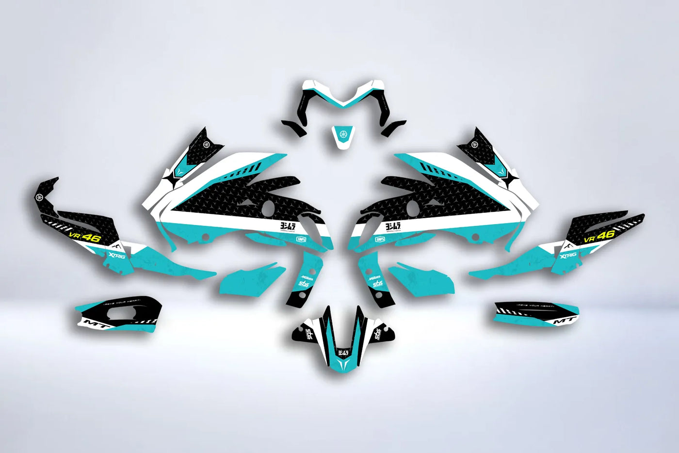 Kit Déco Yamaha MT 07 2018-2020 - TURQUOISE