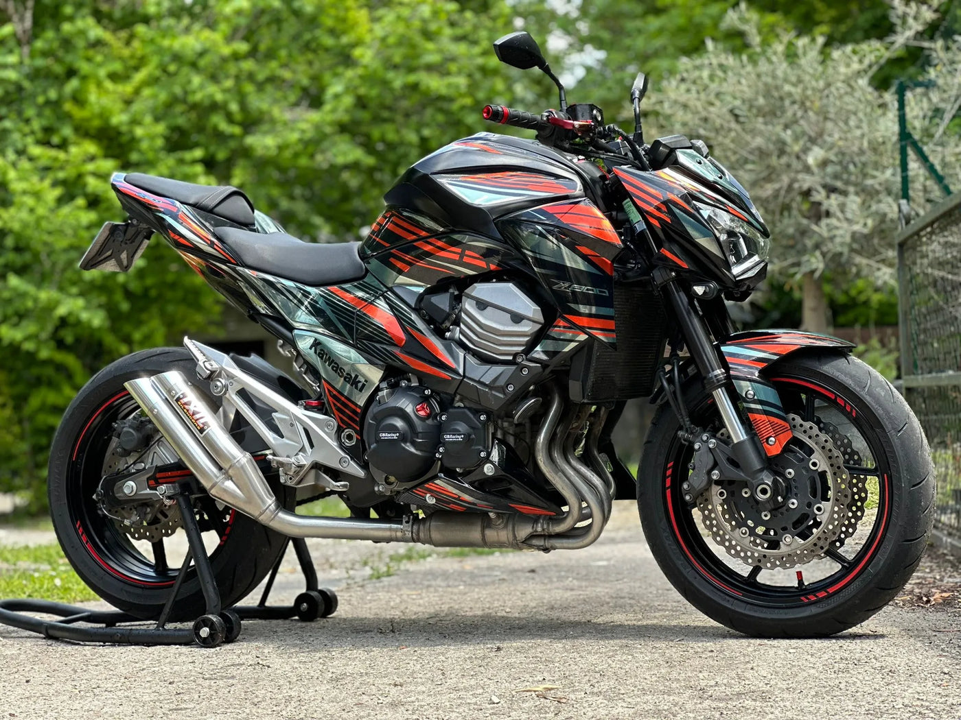 KAWASAKI Z650/Z750/Z800/Z1000 graphics kit - RUDE