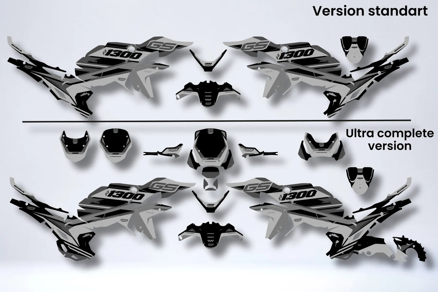kit gráfico BMW R 1300 GS 2023-2025 - TITANIUM