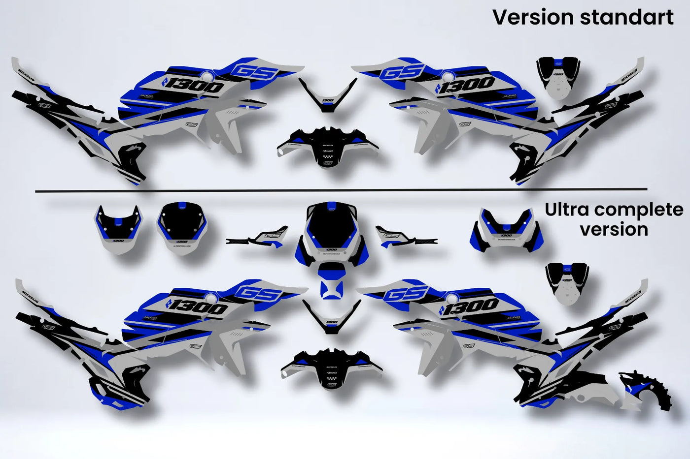 kit gráfico BMW R 1300 GS 2023-2025 - TITANIUM
