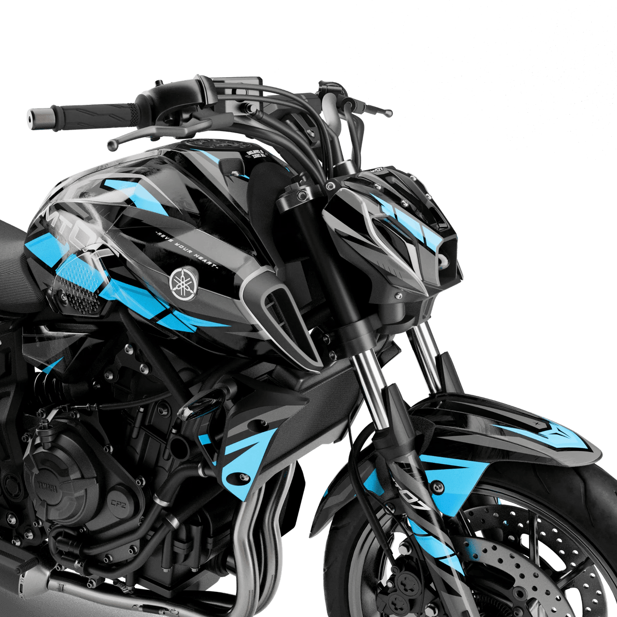 Kit Déco Yamaha MT 125 / MT 03 / MT 07 / MT 09 / MT 10 Semi-Personnalisé - FUZION