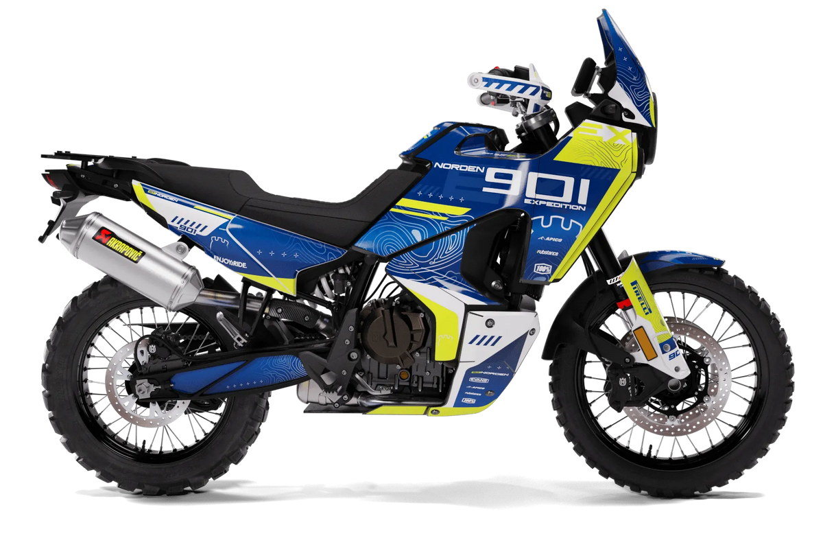 graphics kit Husqvarna Norden 901 - BLUE EXPEDITION