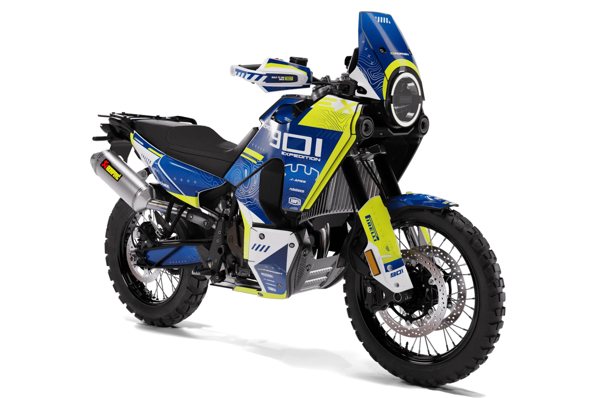 graphics kit Husqvarna Norden 901 - BLUE EXPEDITION