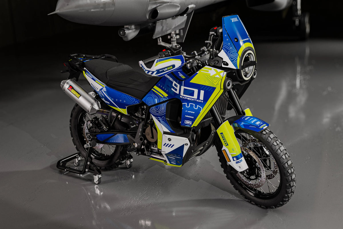 graphics kit Husqvarna Norden 901 - BLUE EXPEDITION