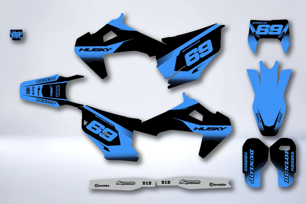 Dekor-Kit HUSQVARNA TC / FC / TX / TE / FE 2019-2023 - NYKTOR