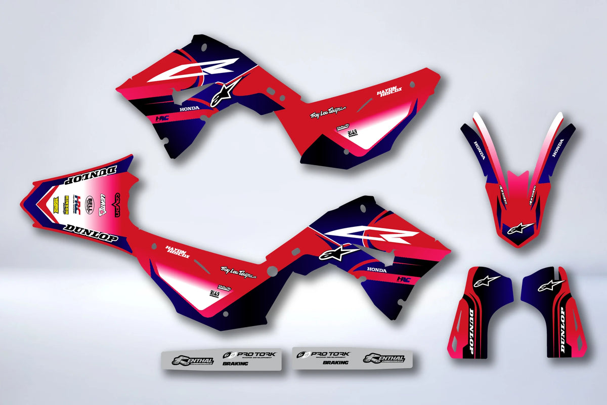 Kit Déco HONDA CR 125 / 250 2002-2012 RESTYLE POLISPORT 2013 - XANRIS