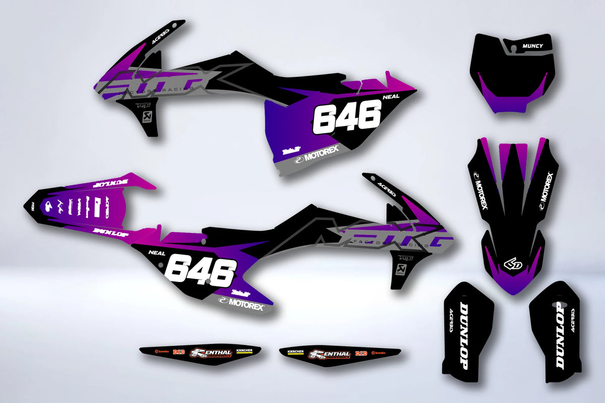 Graphics kit KTM EXC EXC-F SX SX-F 2016-2019 - VISLEX