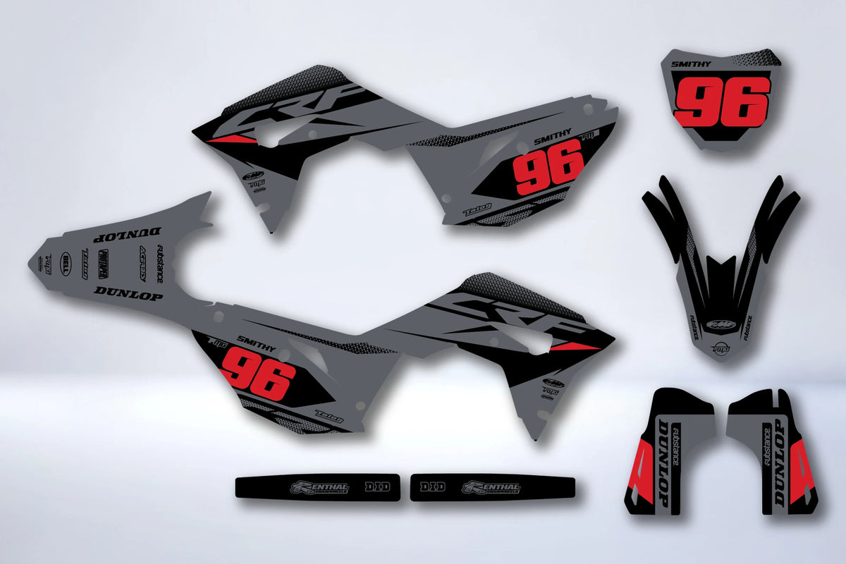 Dekor-Kit HONDA CRF 450 2017-2020 CRF 250 2018-2021 - JORDAX