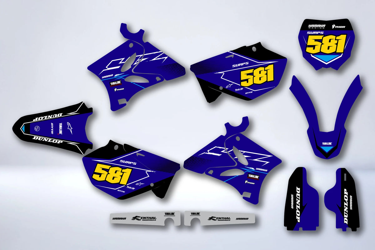 Dekor-Kit YAMAHA YZ 125-250 2002-2014 - XANRIS