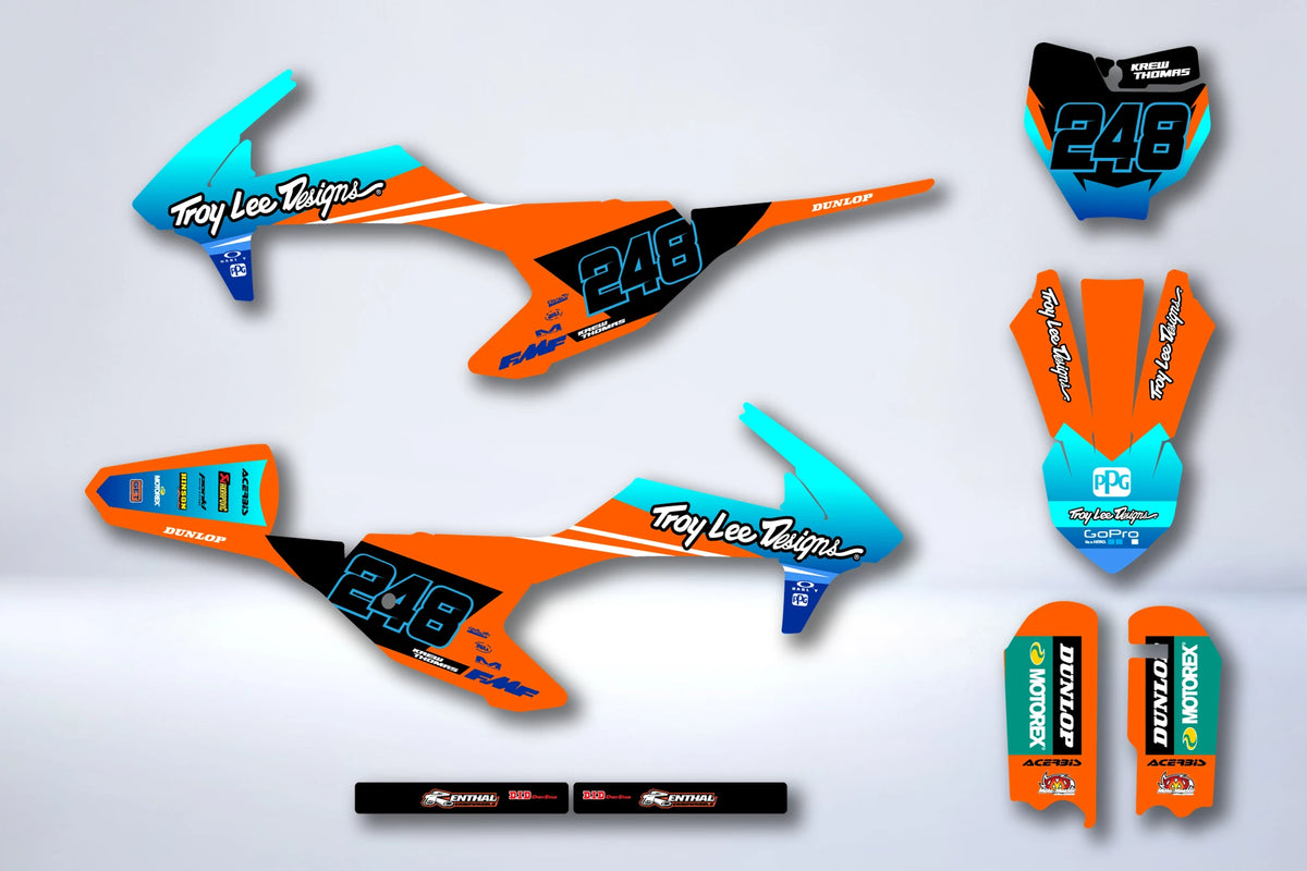 Kit grafiche KTM SX 50 2016-2023 - RIXZEN